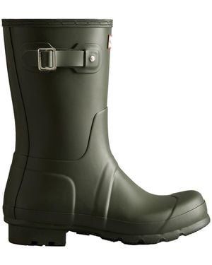 HUNTER Original Short Wellington Boots - Green