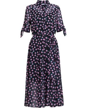 Gina Bacconi Adrienne Shirt Dress - Blue