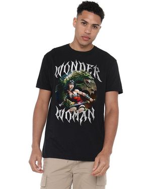 Dc Comics Wonder Dragon Cover T-Shirt - Black