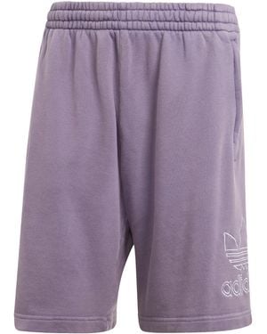 adidas Originals Jersey Jogger Shorts - Purple