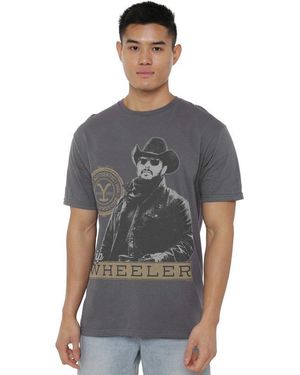 Other Yellowstone Rip Wheeler Adult T Shirt Char - Grey
