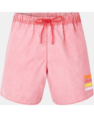 Lacoste Ombre Swim Shorts - Pink