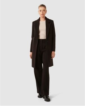 Forever New Billie Longline Coatigan - Black