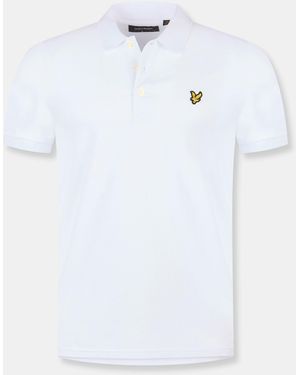 Lyle & Scott Basic Short Sleeve Polo Shirt - White