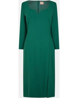 BOSS Dihera1 Wrap Dress - Green