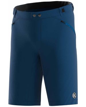 Bicycle Line Ostiglia 2 Baggy Upf 50+ Knee Length Zip Pockets Mtb Shorts - Blue