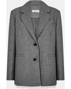 EDITED Camella Blazer - Grey