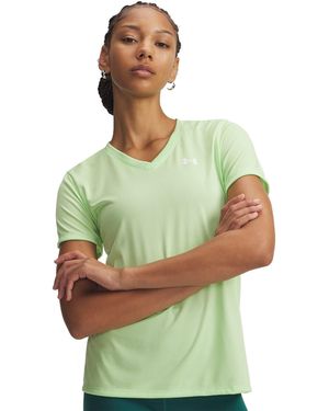 Under Armour Tech V-Neck Short Sleeve - Green