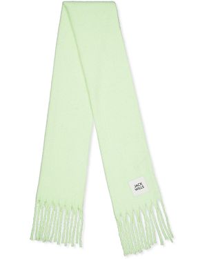 Jack Wills Soft Fluffy Oversized Scarves - Green