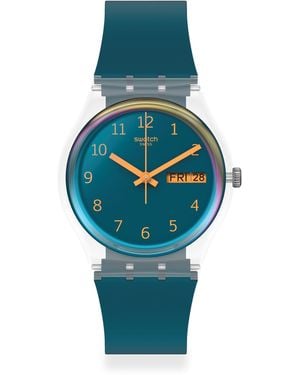 Swatch Core 63 Analogue Quartz Watch - Blue