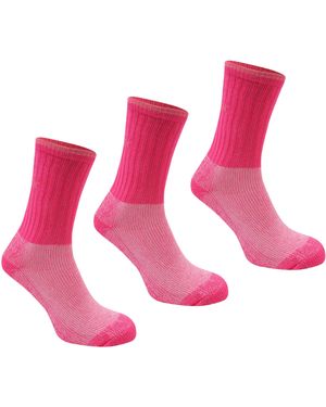 Karrimor Heavyweight Boot Socks 3 Pack - Pink