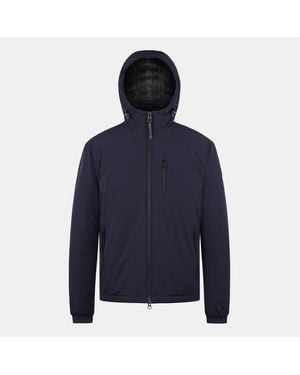 ARCTIC ARMY Lite Reflective Short Puffer Jacket - Blue