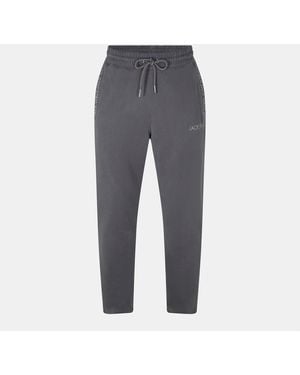Jack Wills Jw Jacquard Open Hem Fleece Joggers - Grey