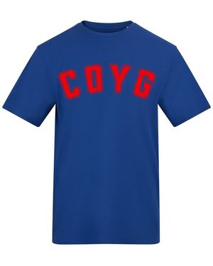 AWD Adults Printed Carabao Cup Tee - Blue
