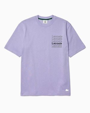 Lacoste Live Regular Fit T-Shirt - Purple