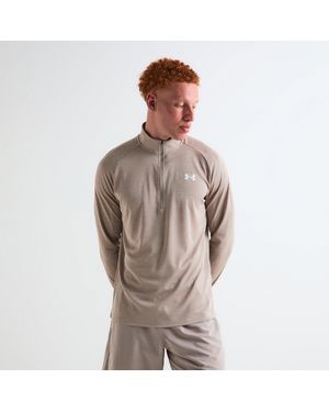Under Armour Tech ½ Zip Long Sleeve - Brown