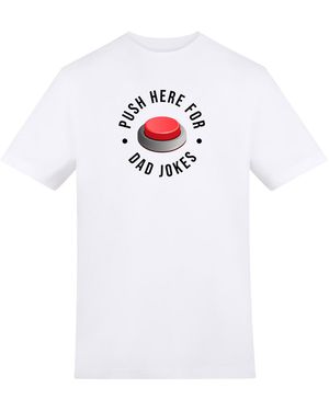 AWD Fathers Day Adult Printed Tee - White