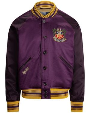 Polo Ralph Lauren Polo Satin Varsity - Purple