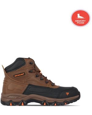 Dunlop Tulsa Steel Toe Cap Boots - Brown