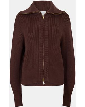 Varley Enrico Soft Lightweight Relaxed Fit Cardigan - Brown