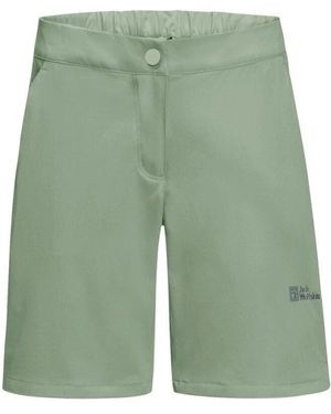 Jack Wolfskin Jw Hiking Walking Shorts - Green