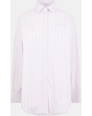 Jack Wills Long-Sleeve Poplin Patterned Shirt - White