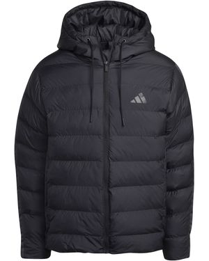 adidas Essentials Climawarm 3-Stripes Synthetic Down Jackets - Black