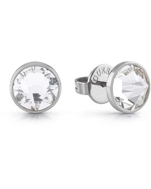 Guess Cubic Zirconia Stud Earrings - Metallic