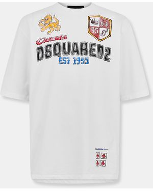 DSquared² Oversized T-Shirt - White