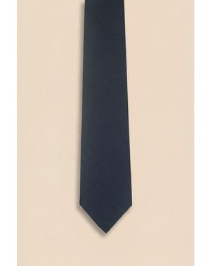Without Prejudice Allegra Silk Texture Tie - Blue
