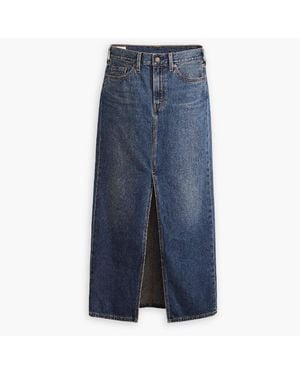 Levi's Levi's Ankle Column Denim Skirt - Blue