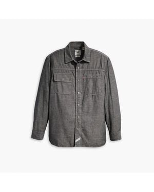 Levi's Auburn Worker Chambray Long-Sleeve Denim Shirt - Grey