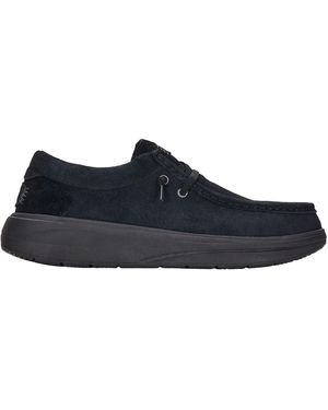 HEYDUDE Wally X Suede Shoes - Blue