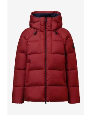 Ecoalf Fuji Insulated Water Repellent Medium Puffer Jacket - Red