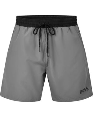 BOSS Sailfish Swim Shorts - Grey