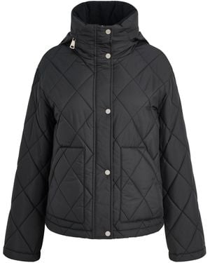 DKNY B42 Short Quilt Ld64 - Black