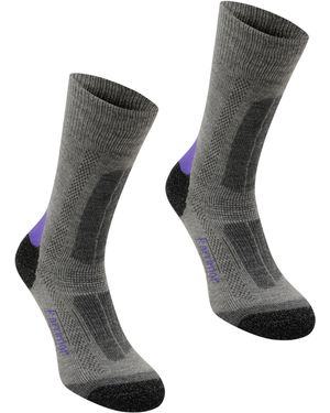 Karrimor 2 Pack Trekking Socks - Grey