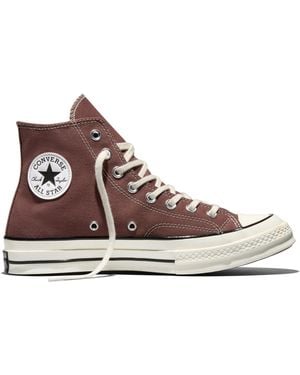 Converse Canvas High-Top Trainers - Brown