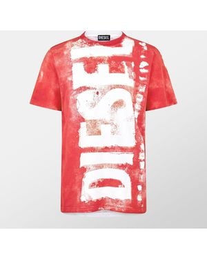 DIESEL Regular Fit T-Shirt - Red
