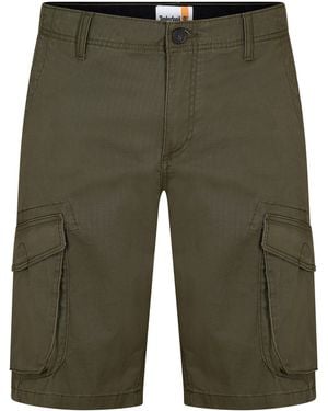 Timberland Twill Cargo Shorts - Green