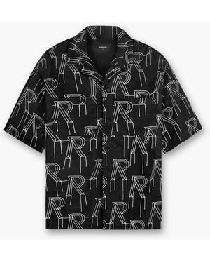 Represent Initial Pattern Shirt - Black
