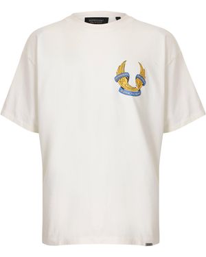 REPRESENT X BELSTAFF Oversized Fit T-Shirt - White