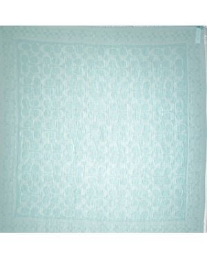 COACH Signature Oversized Silk Square - Green