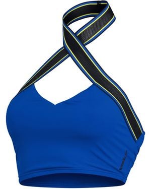 Speedo Halter Crop Top Bikini - Blue