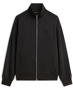 Tommy Hilfiger Modern Ath Full Zip Fleece - Black