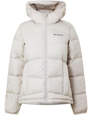 Columbia Five Hooded Full-Zip Puffer Jacket - Grey