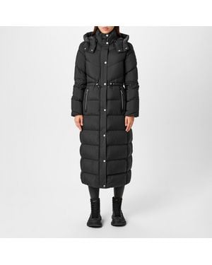 Moose Knuckles Belle Cote Shell Down Coat in Black | Lyst UK