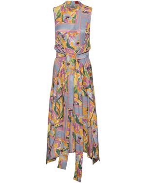 HUGO Kestani Wrap Dress - Brown