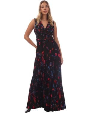 BOSS Deparie Wrap Dress - Blue