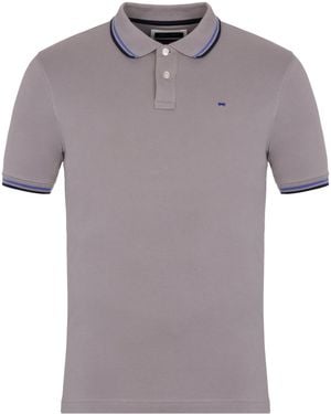 Eden Park Aqua Shortsleeved Polo - Purple